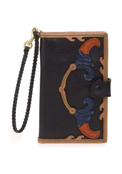 Çelok Siyah Deri/gri Kadın Cüzdan 27 Çelok