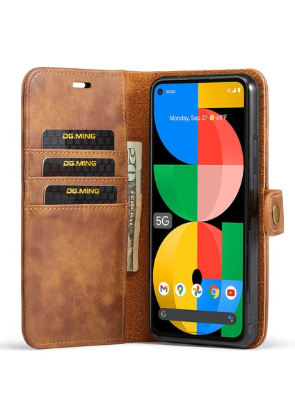 Google Pixel 5A Için Telefon Kılıfı - Kahverengi (Yurt Dışından) fırsatları