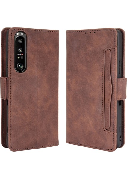 Sony Xperia 1 Telefon Kılıfı - Kahverengi (Yurt Dışından)
