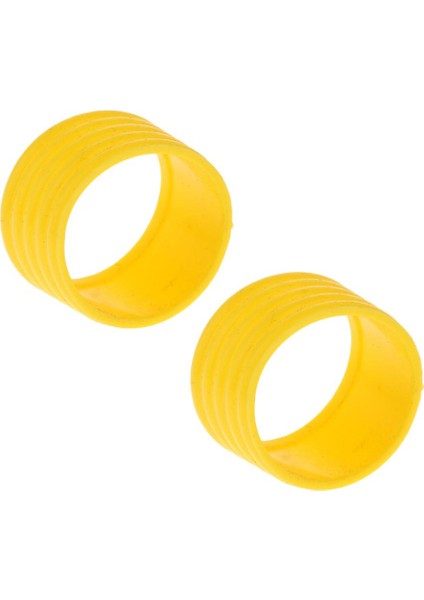 2 Paket Badminton Squash Tenis Raket Sapı Raket Koruyucusu Yeni Sarı (Yurt Dışından)