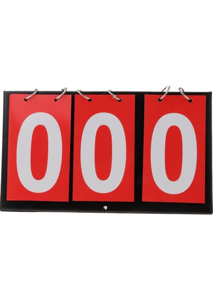 Basketbol Voleybol Futbol İçin 3 Haneli Skorbord Pvc Kart Aracı Kırmızı (Yurt Dışından) fırsatları