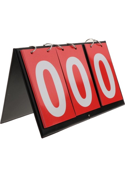 Basketbol Voleybol Futbol İçin 3 Haneli Skorbord Pvc Kart Aracı Kırmızı (Yurt Dışından) indirimleri
