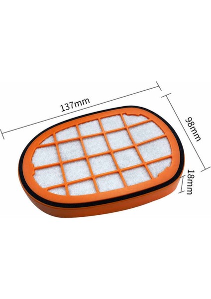 Philips CP0663/01 Uyumlu Speedpro Max Uyumlu Turuncu Süpürge Filtresi