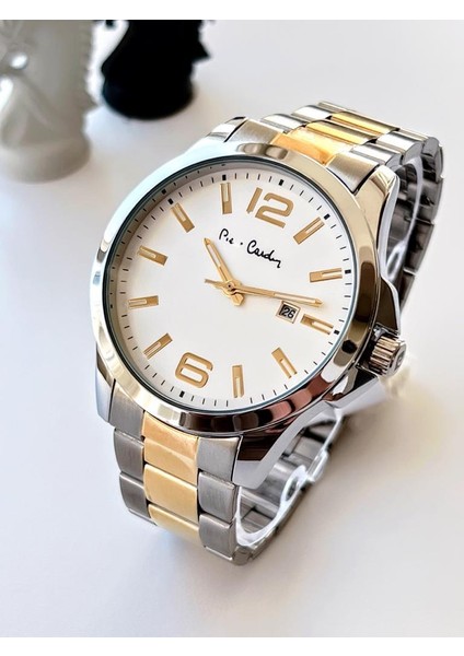 800411F06SB Pierre Cardin Çelik Kordon Erkek Kol Saati 30 mt Su Gecirmez Kaplan Gözü Bileklik Hdyli modelleri
