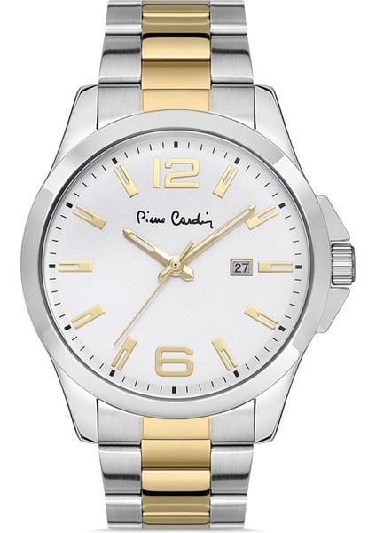 800411F06SB Pierre Cardin Çelik Kordon Erkek Kol Saati 30 mt Su Gecirmez Kaplan Gözü Bileklik Hdyli indirimleri
