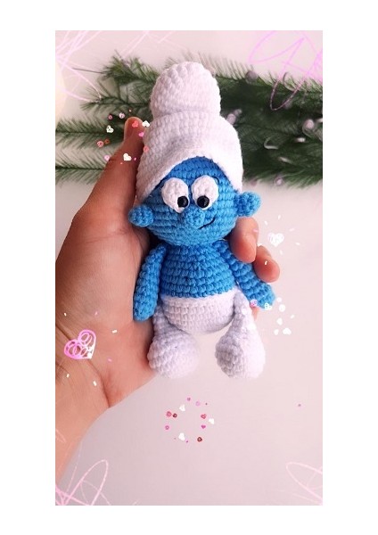 Design By Oykum Amigurumi 3'lü Şirinler