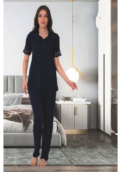 Effortt Kadın Hamile Lohusa Pijama Takımı 9012