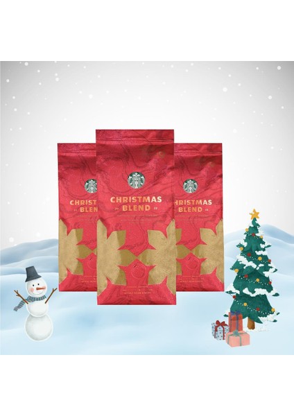 Yılbaşı Paketi Christmas Blend Dark Roast 250 gr x 3