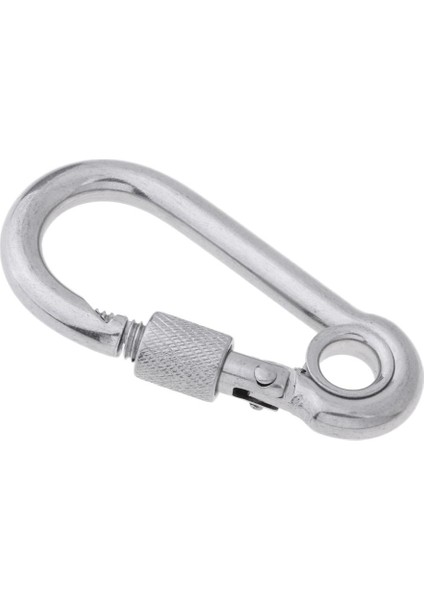 316 Paslanmaz Çelik Carabiner Yay Yüklü Snap Kanca Açık Havada 7X70 mm. (Yurt Dışından)