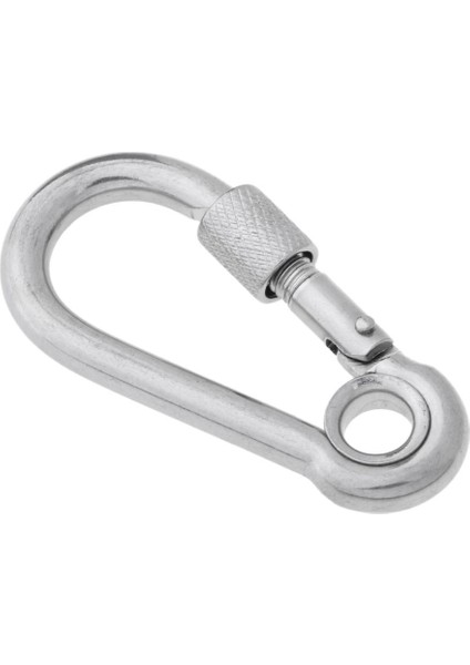 316 Paslanmaz Çelik Carabiner Yay Yüklü Snap Kanca Açık Havada 7X70 mm. (Yurt Dışından)