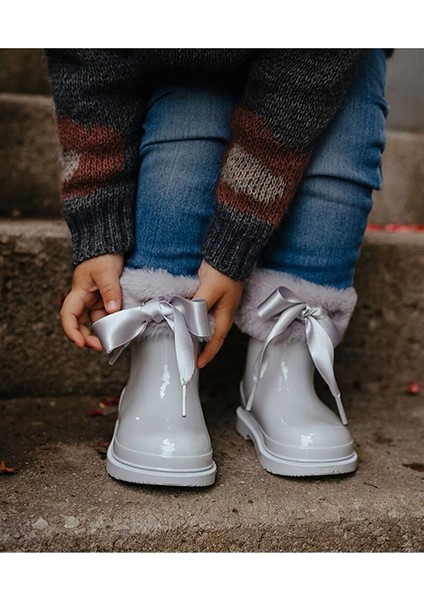 Bimbi Soft Hielo Çocuk Açık Gri Yağmur Çizmesi W10258-250