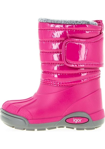 Topo Ski Charol Çocuk Kürklü Fuşya Yağmur Kar Çizmesi W10168-007 fiyatları