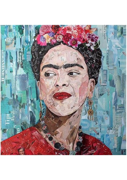 3 Boyutlu Duvar Kağıtları Frida Özel Tasarım Duvar Kağıdı Vinil
