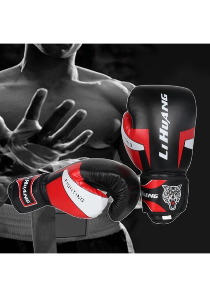 PZ Home Profesyonel Boks Eldivenleri Mma Karate Dövüş Yumruk Ekipmanları 6oz Siyah (Yurt Dışından)