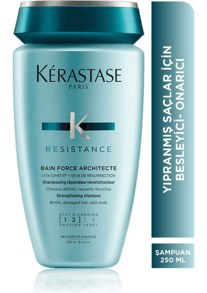 Bain Force Architecte Zayıf Ve Yıpranmış Saçlar Için Onarıcı Şampuan 250ml