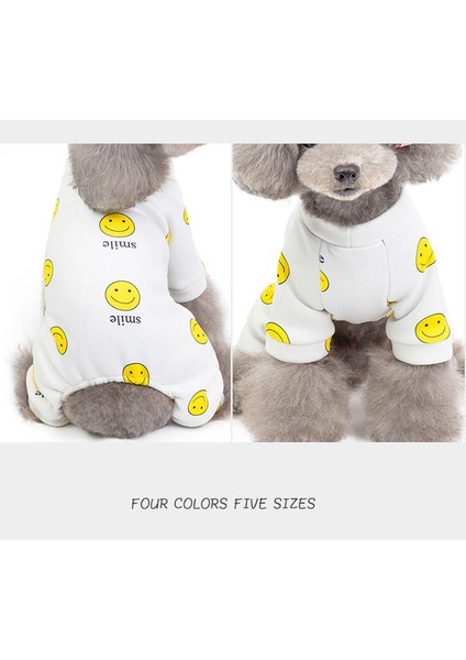 Kalın ve Rahat Dört Ayaklı Küçük Köpek Evcil Hayvan Giysileri Gülümseyen Dört Ayaklı Kazak (Yurt Dışından) fırsatları