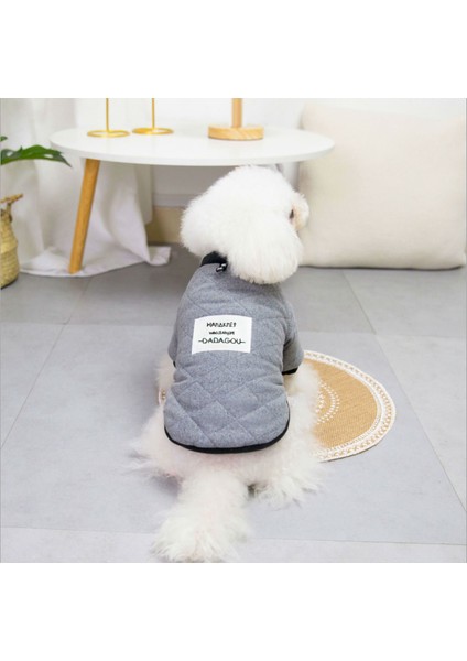 Ekose Köpek Giysileri, Köpekler Için Pamuklu Yastıklı Giysiler, Soğuk ve Sıcak Evcil Hayvan Giysileri (Yurt Dışından) indirimleri