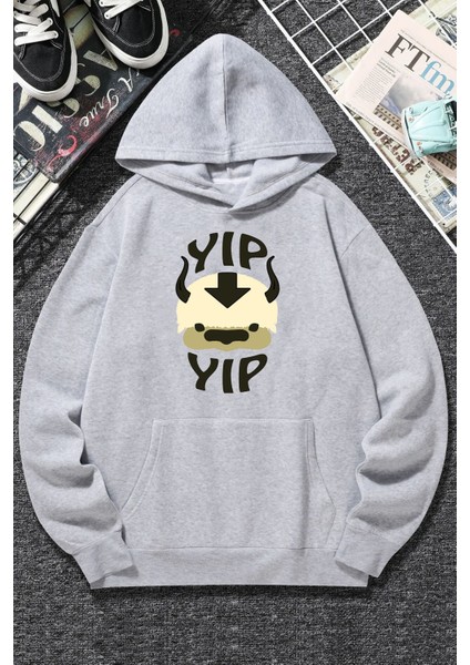 Unisex Avatar Appa Baskılı Sweatshirt