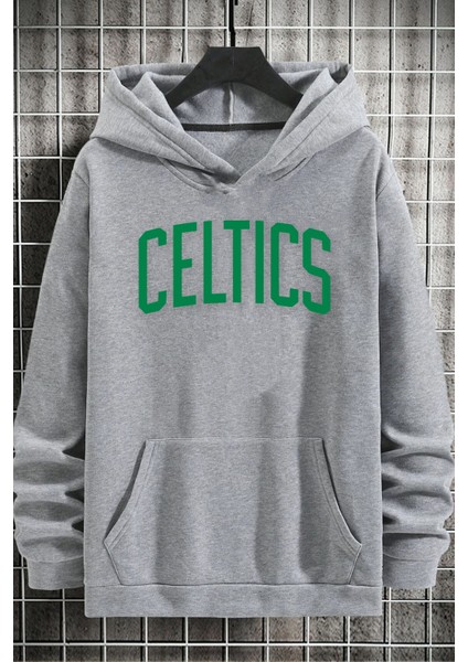 Unisex Celtics Baskılı Sweatshirt