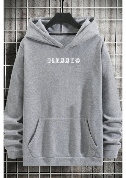 Unisex Blesseb Baskılı Sweatshirt