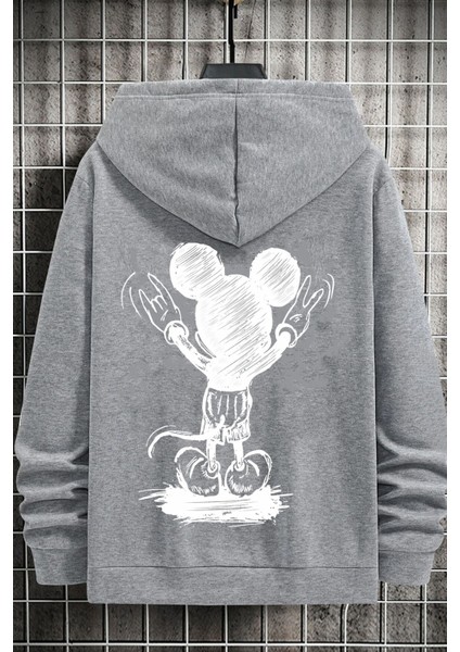 Unisex Usual Suspect Sırt Baskılı Sweatshirt