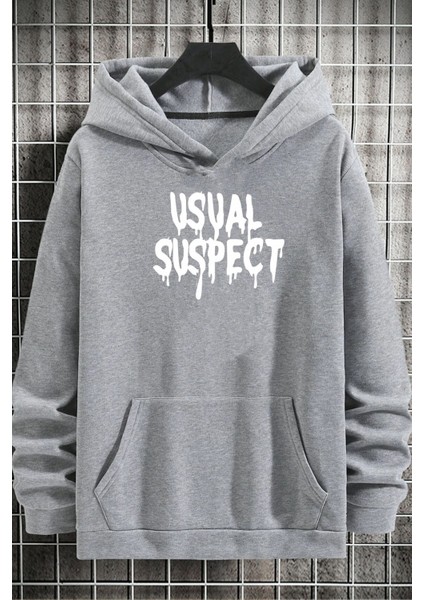 Unisex Usual Suspect Sırt Baskılı Sweatshirt fiyatları