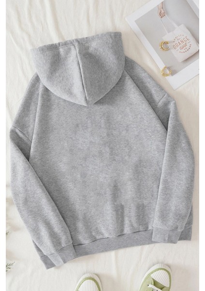 Unisex Minimal Line Drawing Baskılı Sweatshirt fiyatları