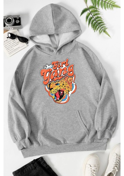 Unisex Gril Gang Baskılı Sweatshirt