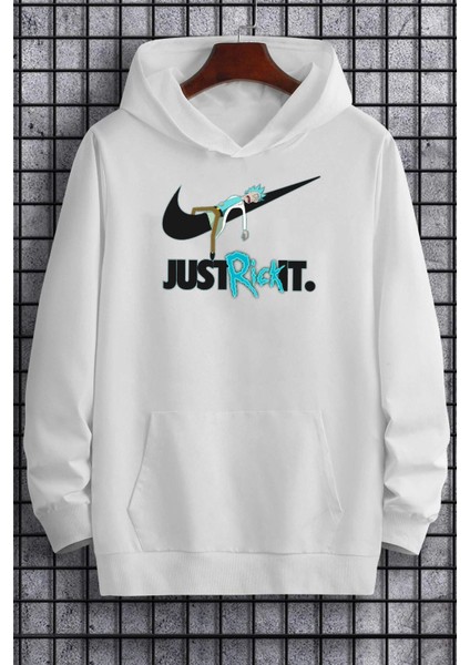 Unisex Just Baskılı Sweatshirt