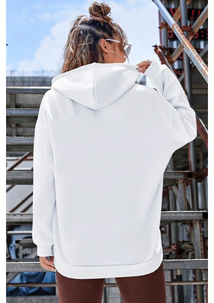 Unisex Shut Up Baskılı Sweatshirt