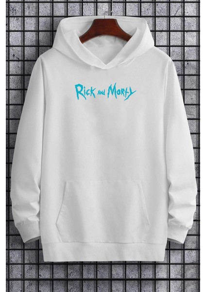 Unisex Rick And Morty Baskılı Sweatshirt