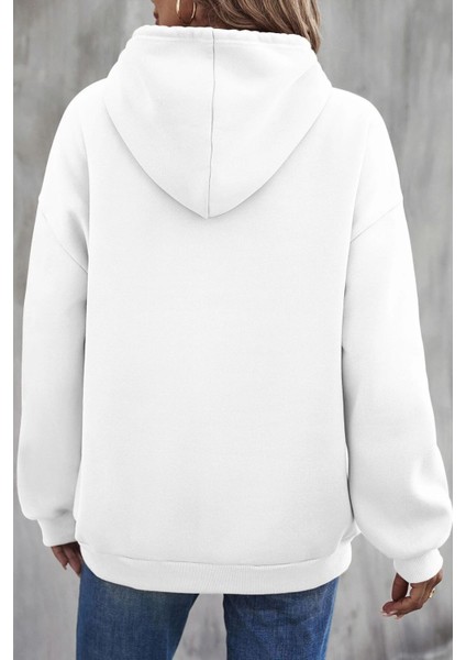 Unisex California Baskılı Kapüşonlu Sweatshirt fiyatları