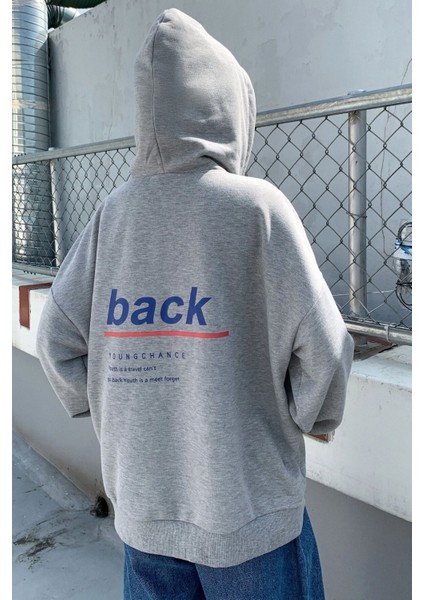 Unisex Back Sırt Baskılı Sweatshirt modelleri