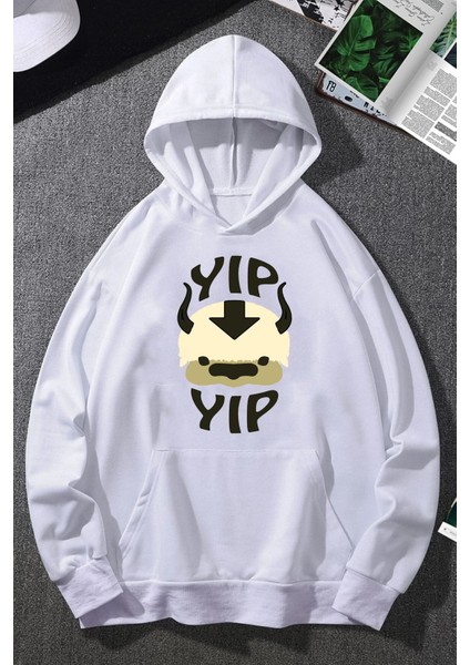 Unisex Avatar Appa Baskılı Sweatshirt