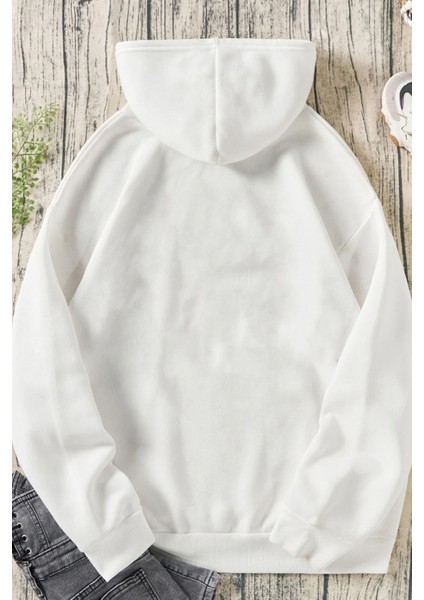 Unisex Spooky Baskılı Sweatshirt