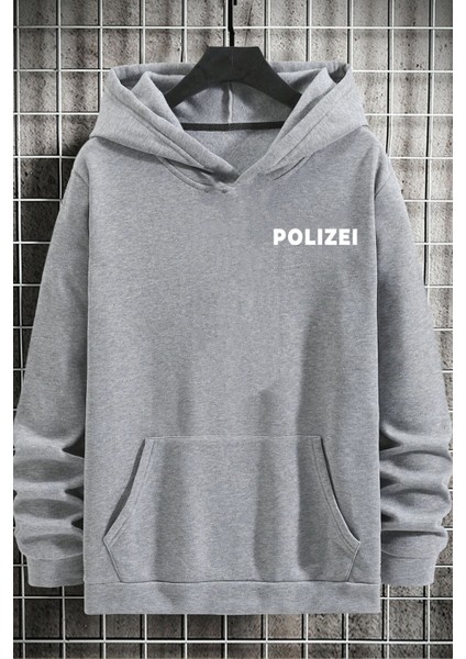 Unisex Polizei Sırt Baskılı Sweatshirt fiyatları