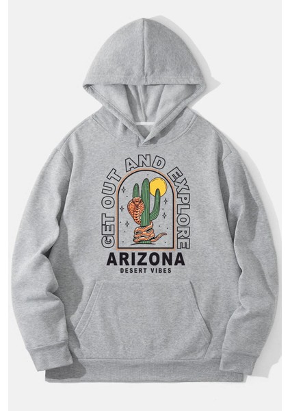 Unisex Arizona Baskılı Sweatshirt