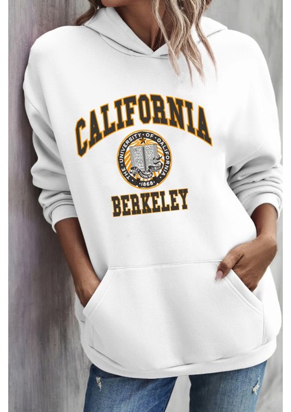 Unisex California Baskılı Sweatshirt