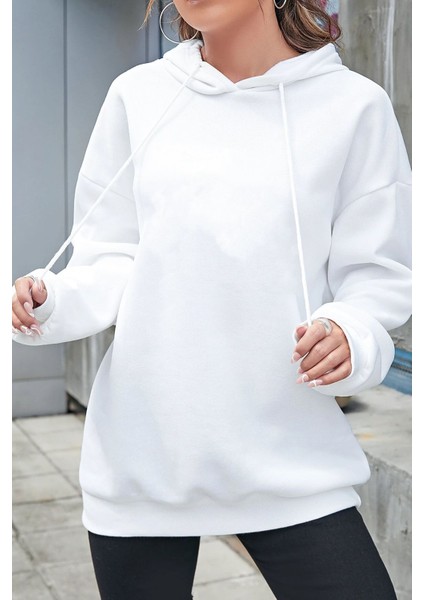 Unisex Panda Sırt Baskılı Sweatshirt fiyatları