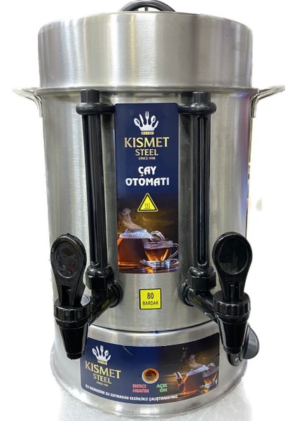 80 Bardak Çelik Çay Otomatı
