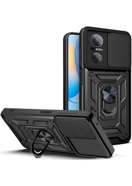 Huawei Nova 9 Se Kılıf Yüzüklü Standlı Kamera Korumalı Pars