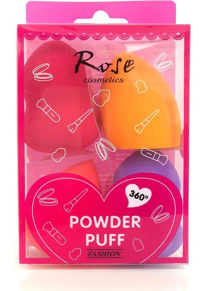 Makyaj Süngeri Powder Puff 4'lü