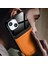 Apple iPhone 13 Mini Kılıf Zebana Lens Deri Kılıf Turuncu 3