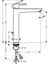 Talıs E Tek Kollu Lavabo Bataryası 240MM Mat Siyah 71716670 2