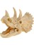 Sürüngen Terraryum Dekor Vivarium Süsleme Örümcek Mağara Reçine Kafatası Triceratops (Yurt Dışından) 2