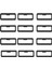 12PCS Bağlantı Elemanları Fenix5 Döngüsü 22X7X6MM Içe Uyuyor 1