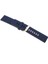 Silikon Su Geçirmez Spor Kayış Dağıtım Toka Koyu Mavi 22MM 4