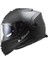 Storm Mat Siyah Kapalı Kask 5