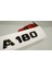 A 180 Bagaj Parlak Siyah Abs 3m 3D Yazı Logo 1