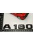 A 180 Bagaj Parlak Siyah Abs 3m 3D Yazı Logo 5